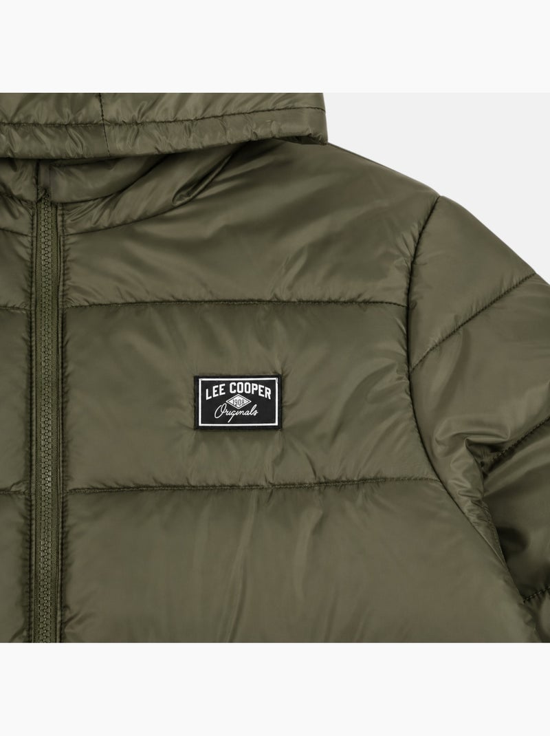 Lee cooper - chaqueta acolchada de hombre Caqui - Kiabi