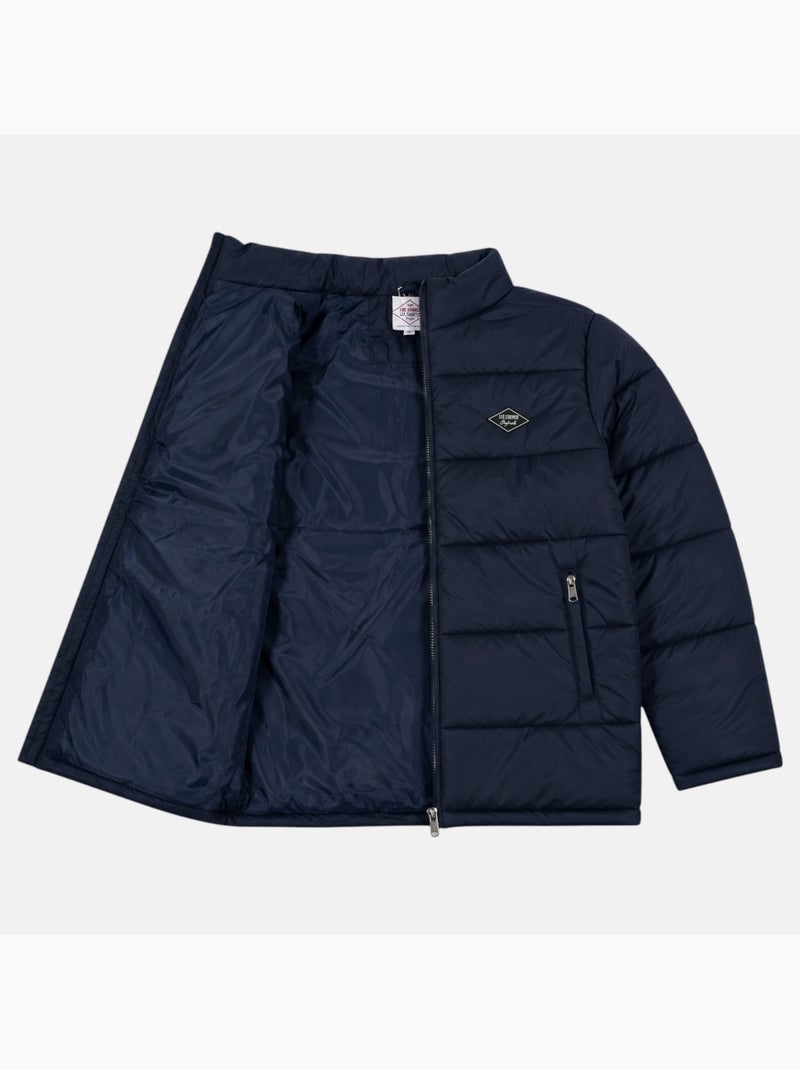 Lee cooper - chaqueta acolchada de hombre  cuello alto Azul marino - Kiabi