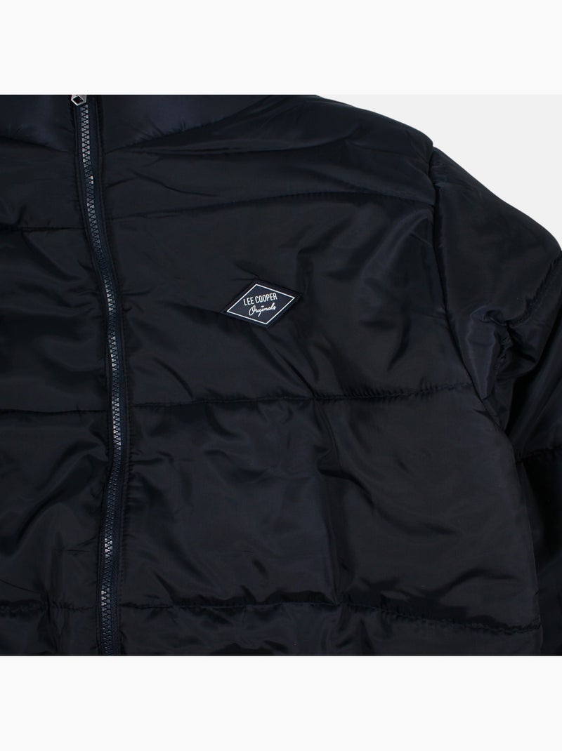Lee cooper - chaqueta acolchada de hombre  cuello alto Azul marino - Kiabi