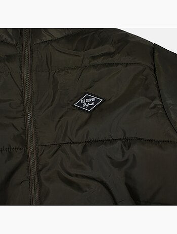 Lee cooper - chaqueta acolchada de hombre cuello alto
