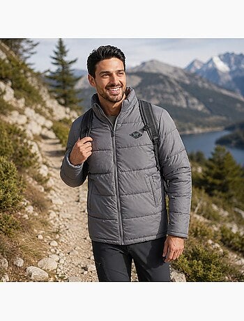 Lee cooper - chaqueta acolchada de hombre cuello alto