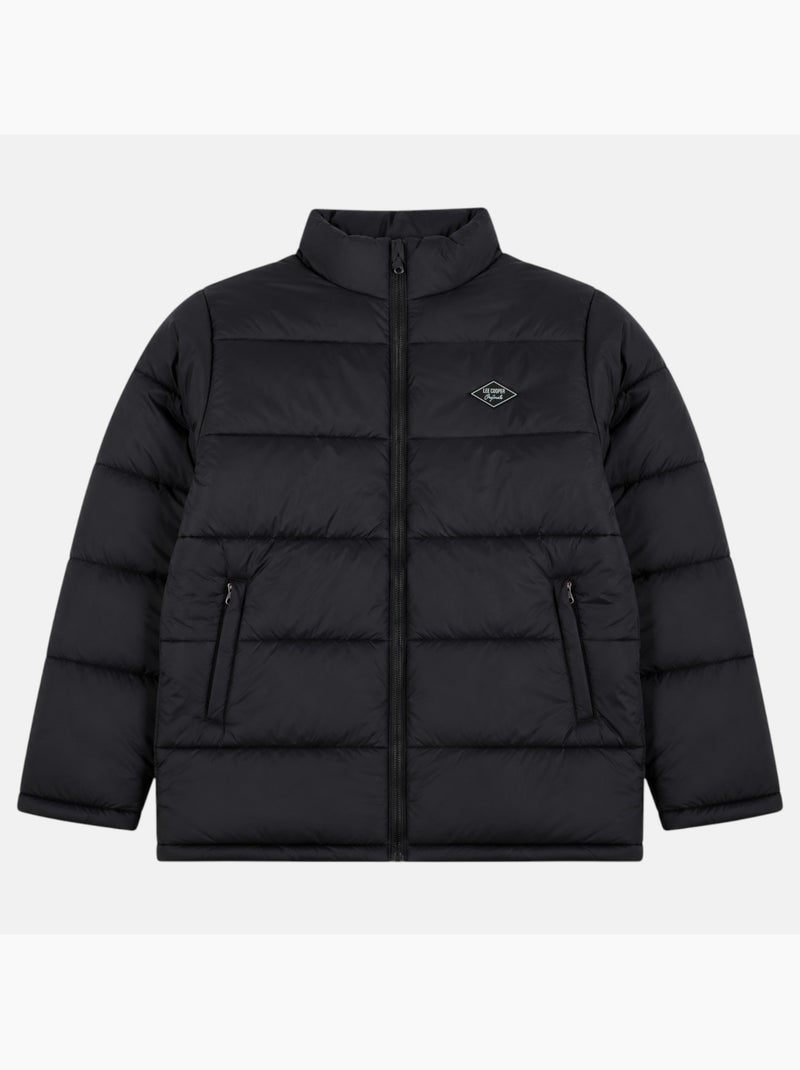 Lee cooper - chaqueta acolchada de hombre  cuello alto Negro - Kiabi