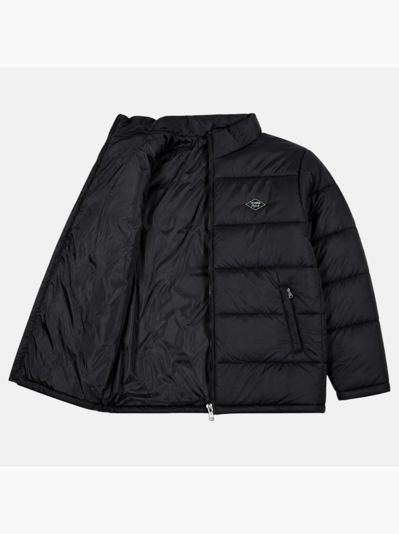 Lee cooper - chaqueta acolchada de hombre  cuello alto Negro - Kiabi