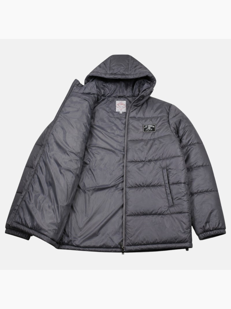 Lee cooper - chaqueta acolchada de hombre Gris - Kiabi