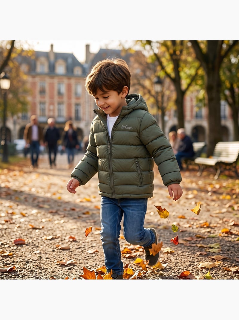 Lee cooper - chaqueta acolchada para niño Caqui - Kiabi