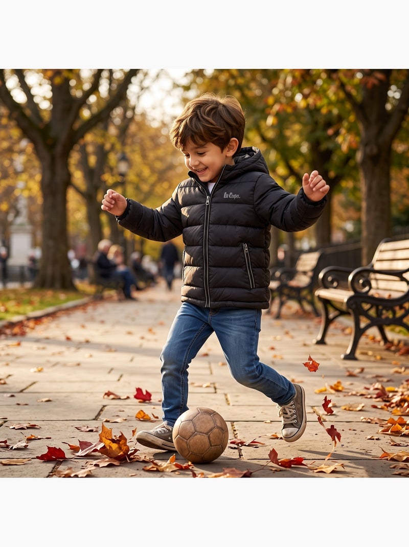 Lee cooper - chaqueta acolchada para niño Negro - Kiabi