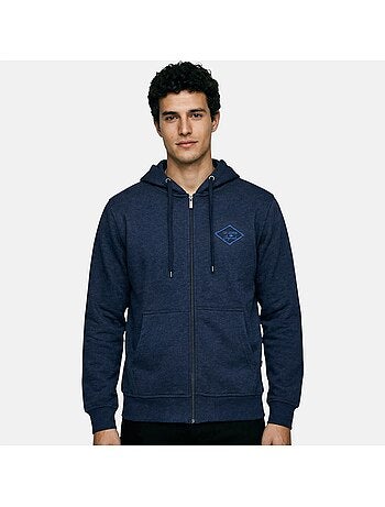 Lee Cooper - Chaqueta con capucha hombre con cremallera