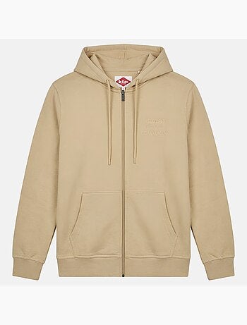 Lee Cooper - Chaqueta con capucha hombre con cremallera