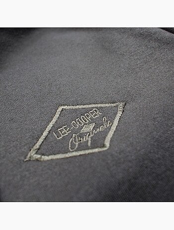 Lee Cooper - Chaqueta con capucha hombre con cremallera