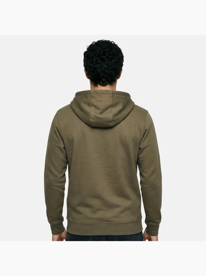Lee Cooper - Chaqueta con capucha hombre con cremallera Caqui - Kiabi