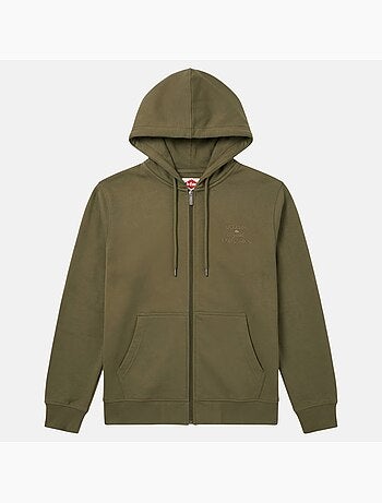 Lee Cooper - Chaqueta con capucha hombre con cremallera