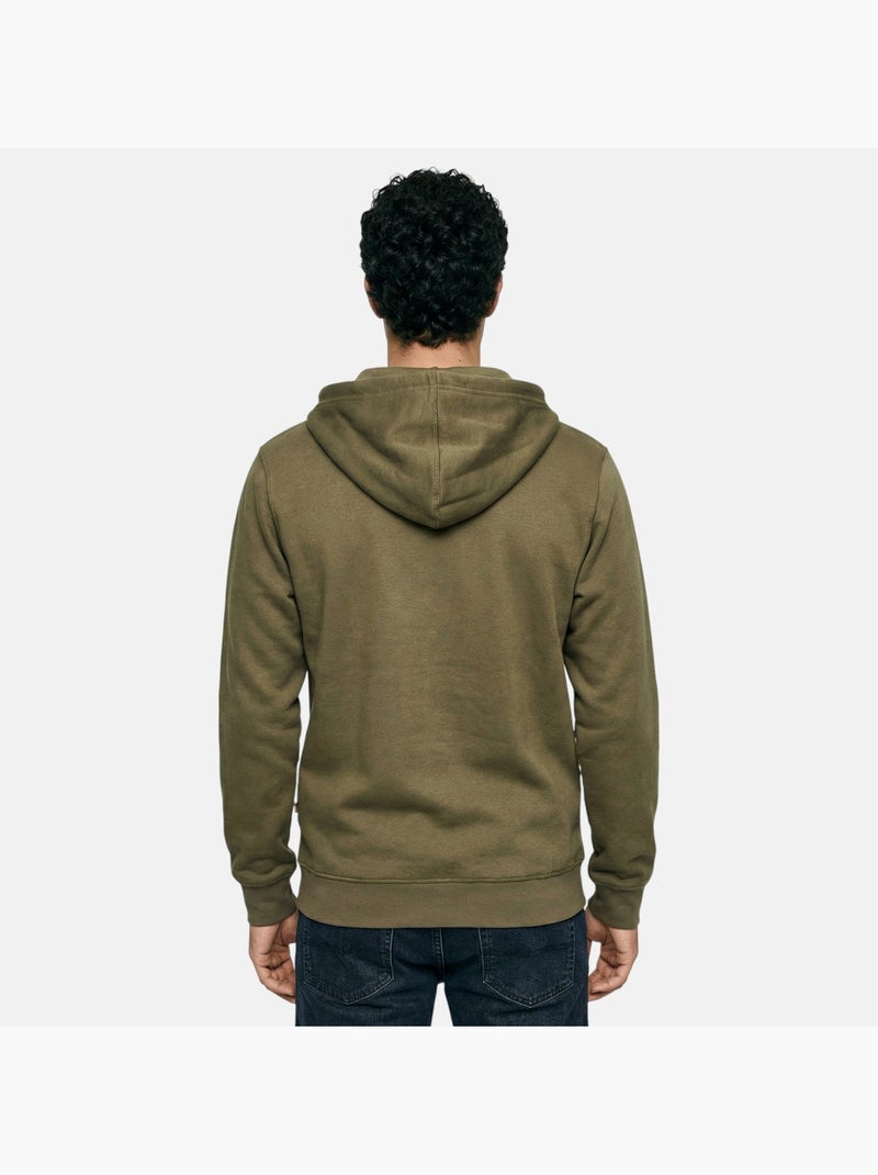 Lee Cooper - Chaqueta con capucha hombre con cremallera Caqui - Kiabi