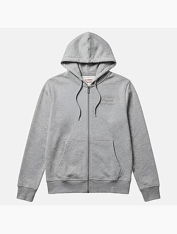 Lee Cooper - Chaqueta con capucha hombre con cremallera