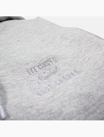 Lee Cooper - Chaqueta con capucha hombre con cremallera