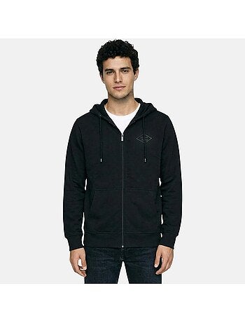 Lee Cooper - Chaqueta con capucha hombre con cremallera