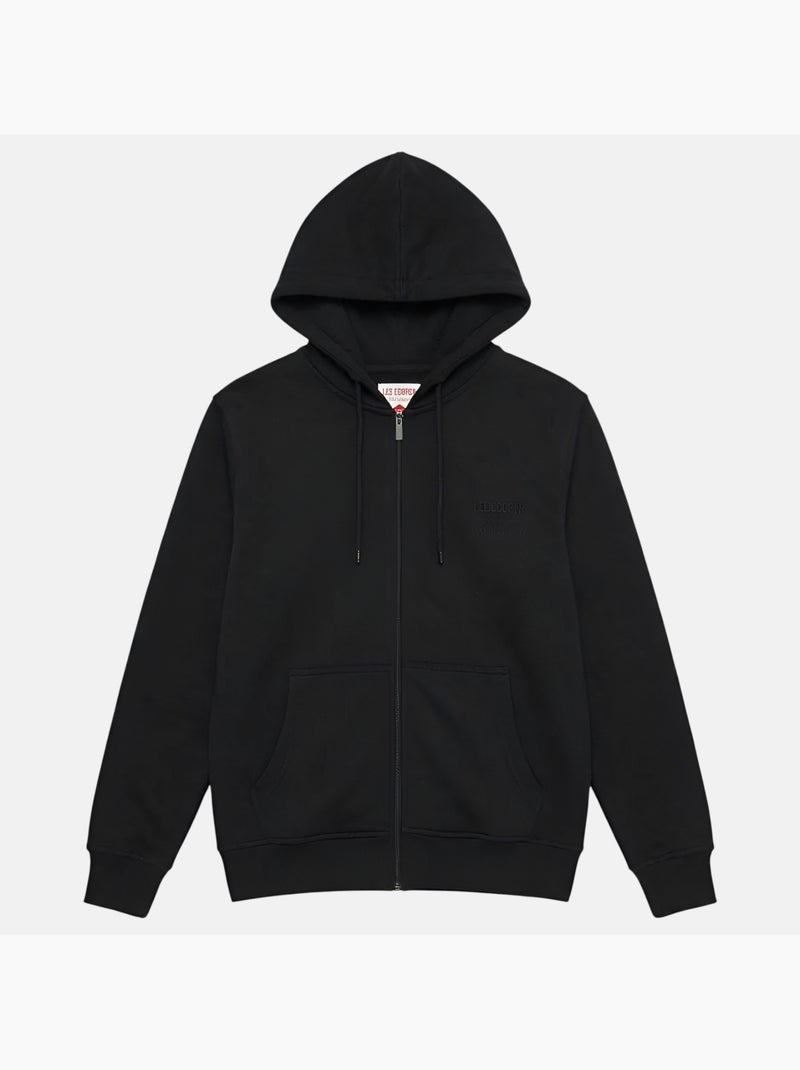 Lee Cooper - Chaqueta con capucha hombre con cremallera Negro - Kiabi