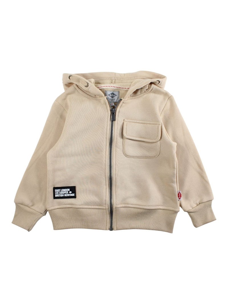 Lee Cooper - Chaqueta con capucha niño Beige - Kiabi