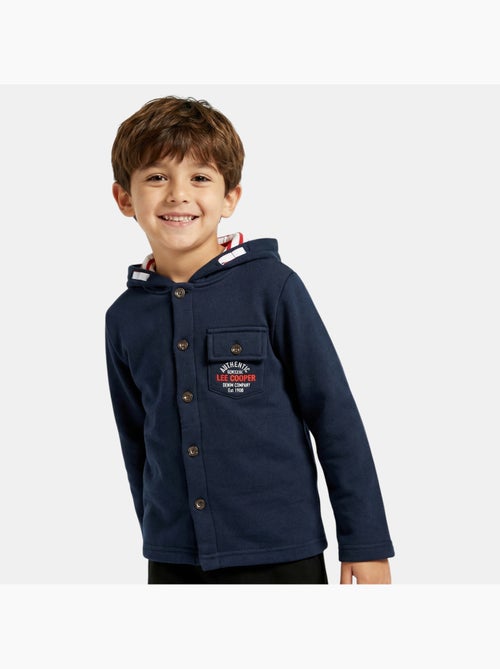 Lee Cooper - Chaqueta con capucha y botones para niño - Kiabi