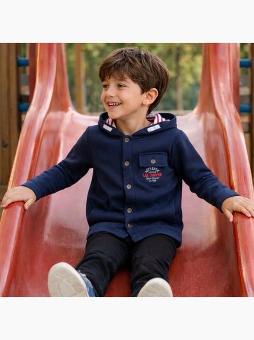 Lee Cooper - Chaqueta con capucha y botones para niño - Kiabi