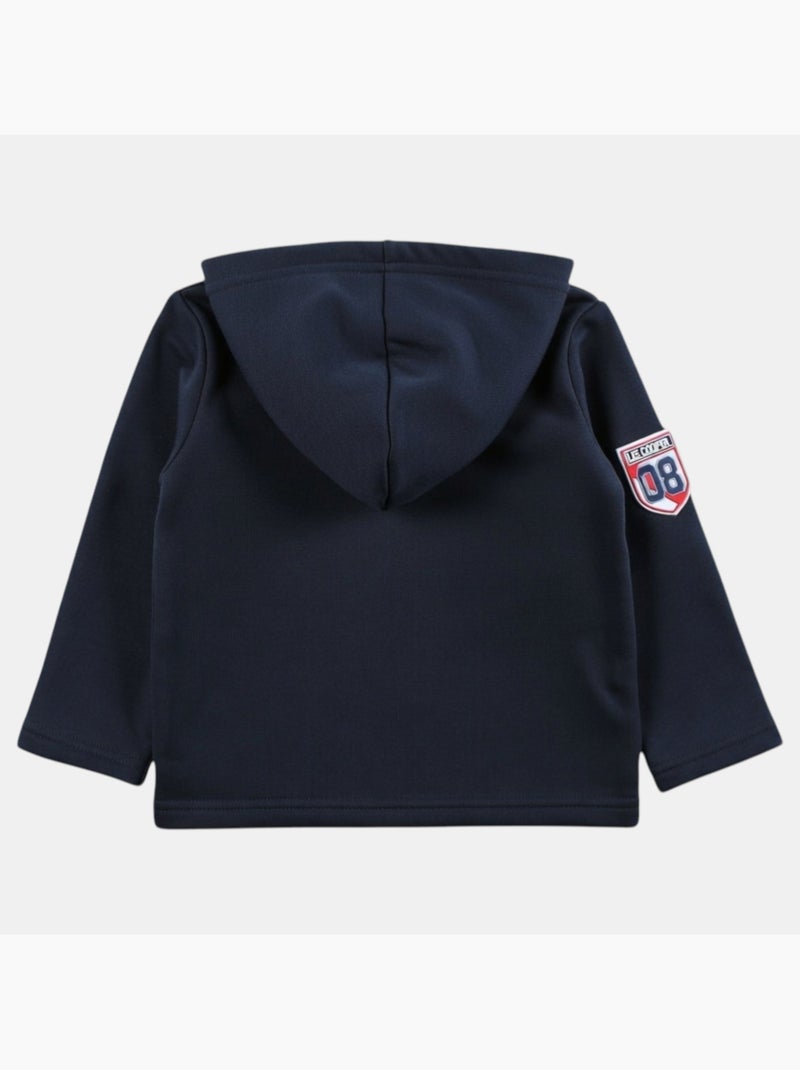 Lee Cooper - Chaqueta con capucha y botones para niño Azul marino - Kiabi