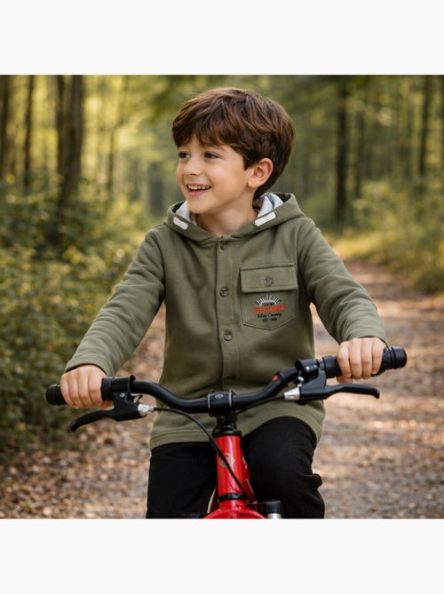 Lee Cooper - Chaqueta con capucha y botones para niño - Kiabi