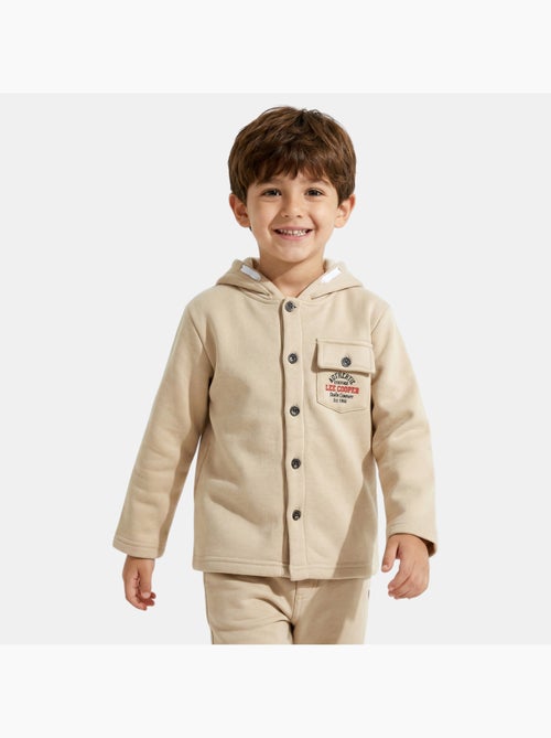 Lee Cooper - Chaqueta con capucha y botones para niño - Kiabi