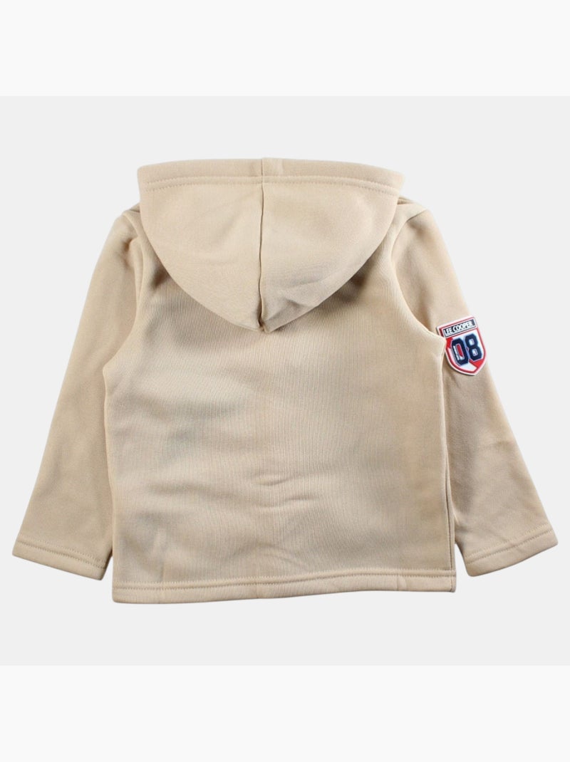 Lee Cooper - Chaqueta con capucha y botones para niño Crudo - Kiabi