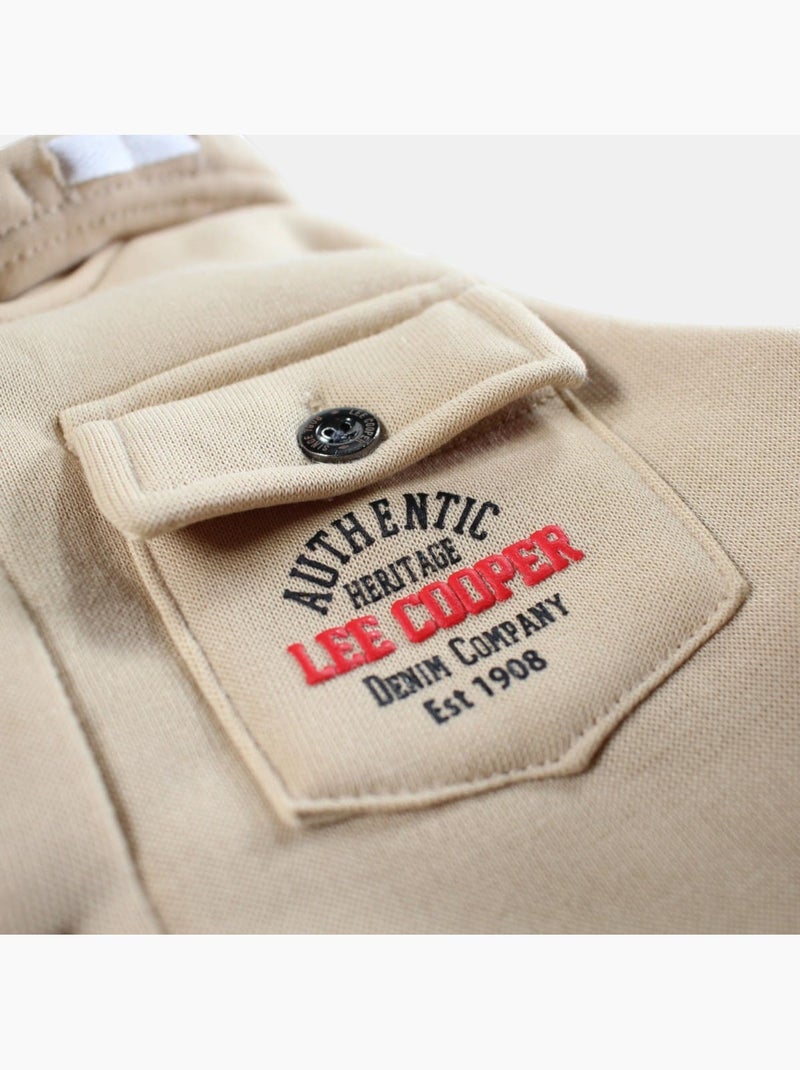 Lee Cooper - Chaqueta con capucha y botones para niño Crudo - Kiabi