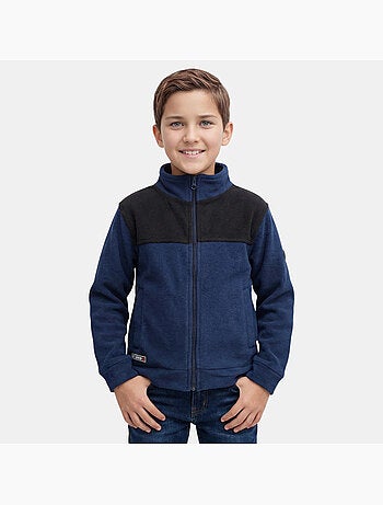 Lee cooper - chaqueta polar con cremallera, cuello alto y paneles
