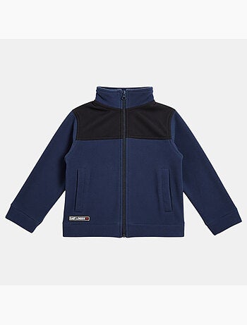 Lee cooper - chaqueta polar con cremallera, cuello alto y paneles