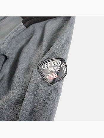 Lee cooper - chaqueta polar con cremallera, cuello alto y paneles