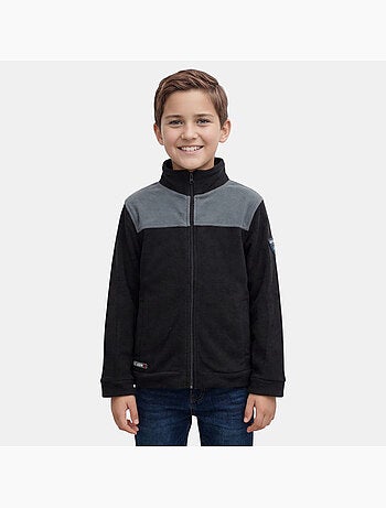 Lee cooper - chaqueta polar con cremallera, cuello alto y paneles