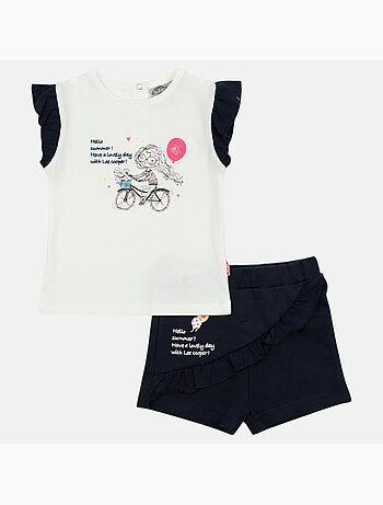 Lee Cooper - Conjunto camiseta y short bebé