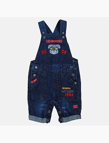 Lee Cooper - Conjunto bebé compuesto por chaqueta acolchada camiseta de manga larga y jeans