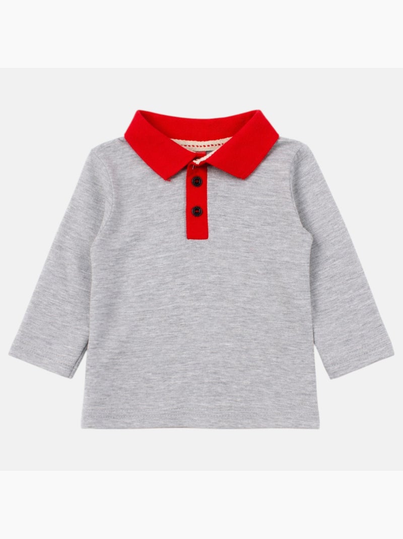 Lee Cooper - Conjunto bebé compuesto por chaqueta acolchada camiseta de manga larga y jeans Azul - Kiabi