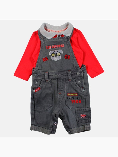Lee Cooper - Conjunto bebé compuesto por chaqueta acolchada camiseta de manga larga y jeans - Kiabi