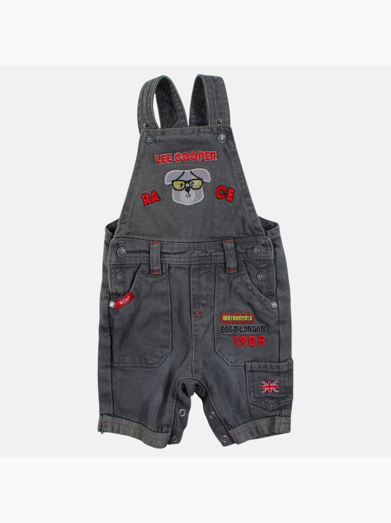 Lee Cooper - Conjunto bebé compuesto por chaqueta acolchada camiseta de manga larga y jeans Gris - Kiabi