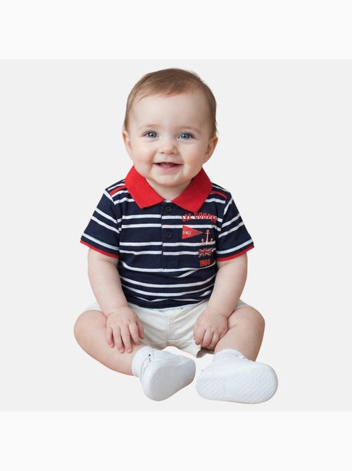 Lee Cooper - Conjunto bebé niño polo de manga corta y pantalón corto - Kiabi Lee Cooper - Conjunto bebé niño polo de manga corta y pantalón corto - Kiabi