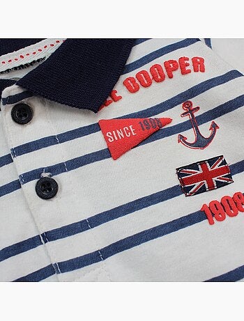 Lee Cooper - Conjunto bebé niño polo de manga corta y pantalón corto