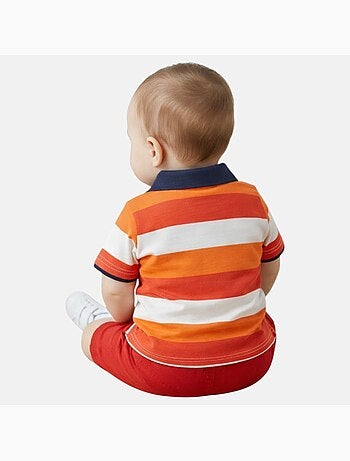 Lee Cooper - Conjunto bebé niño polo de manga corta y pantalón corto