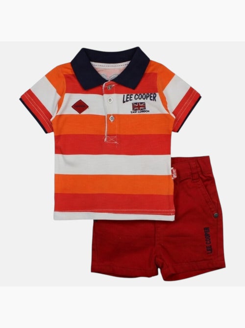 Lee Cooper - Conjunto bebé niño polo de manga corta y pantalón corto - Kiabi