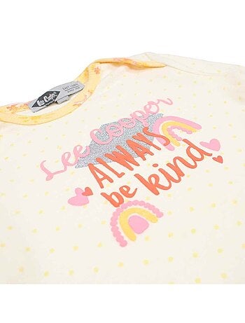 Lee Cooper - Conjunto body con camiseta de manga larga y leggings bebé