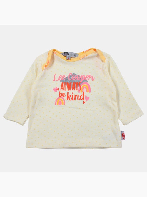 Lee Cooper - Conjunto body con camiseta de manga larga y leggings bebé - Kiabi