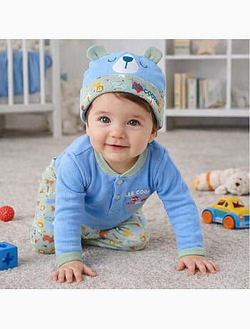 Lee Cooper - Conjunto body y leggings con gorro bebé