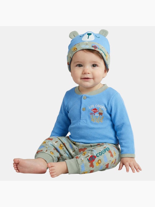 Lee Cooper - Conjunto body y leggings con gorro bebé - Kiabi