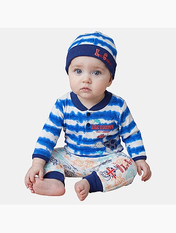 Lee Cooper - Conjunto body y leggings con gorro bebé