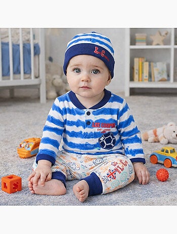 Lee Cooper - Conjunto body y leggings con gorro bebé