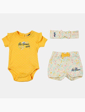 Lee Cooper - Conjunto body y short bebé