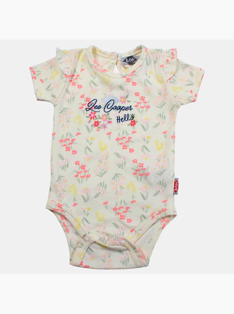 Lee Cooper - Conjunto body y short bebé Blanco - Kiabi