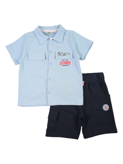 Lee Cooper - Conjunto camisa y short bebé niño - Kiabi